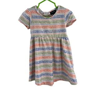 Picapino Striped Dress Size 18‎ Month